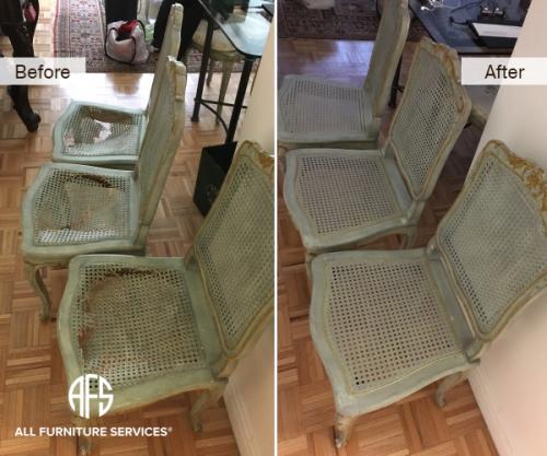 Chair cane repair and restoration canning